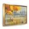 Designart - Autumn Landscape - Farmhouse Canvas in Gold Frame